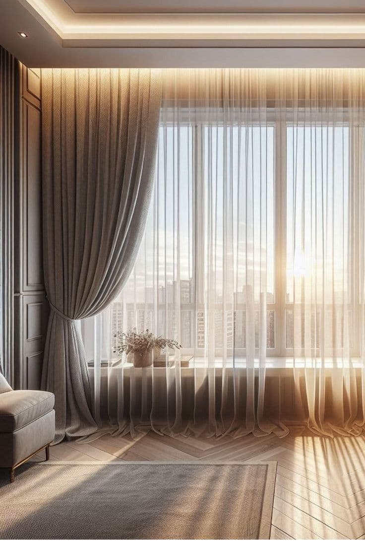 LumiGlow Sheer Curtains LumiGlow Sheer Curtains